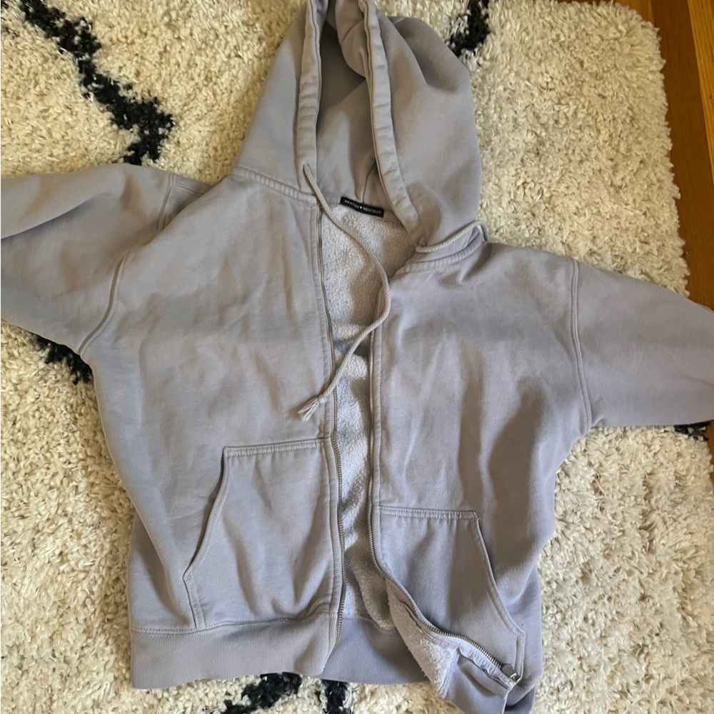 Brandy Melville zip up, light purple